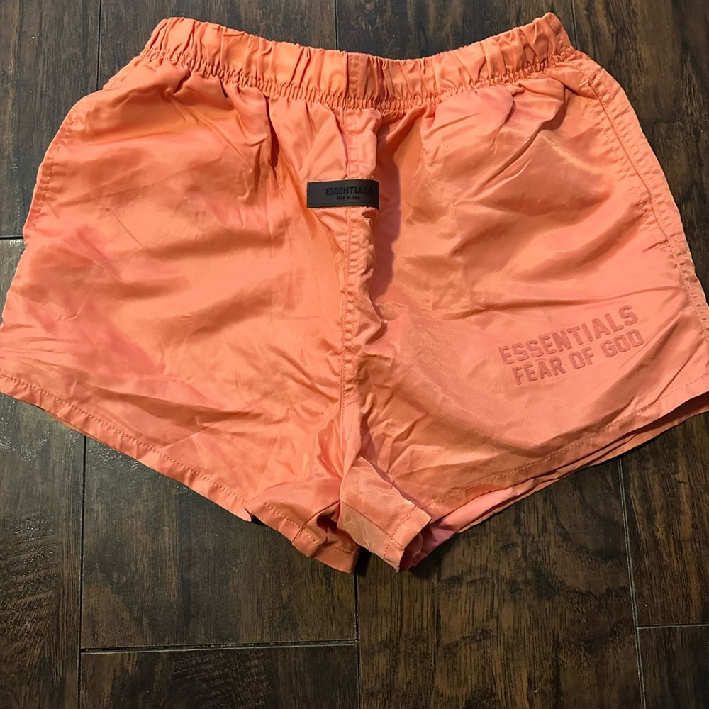 Essentials Women's Athletic Shorts in Vibrant Orange